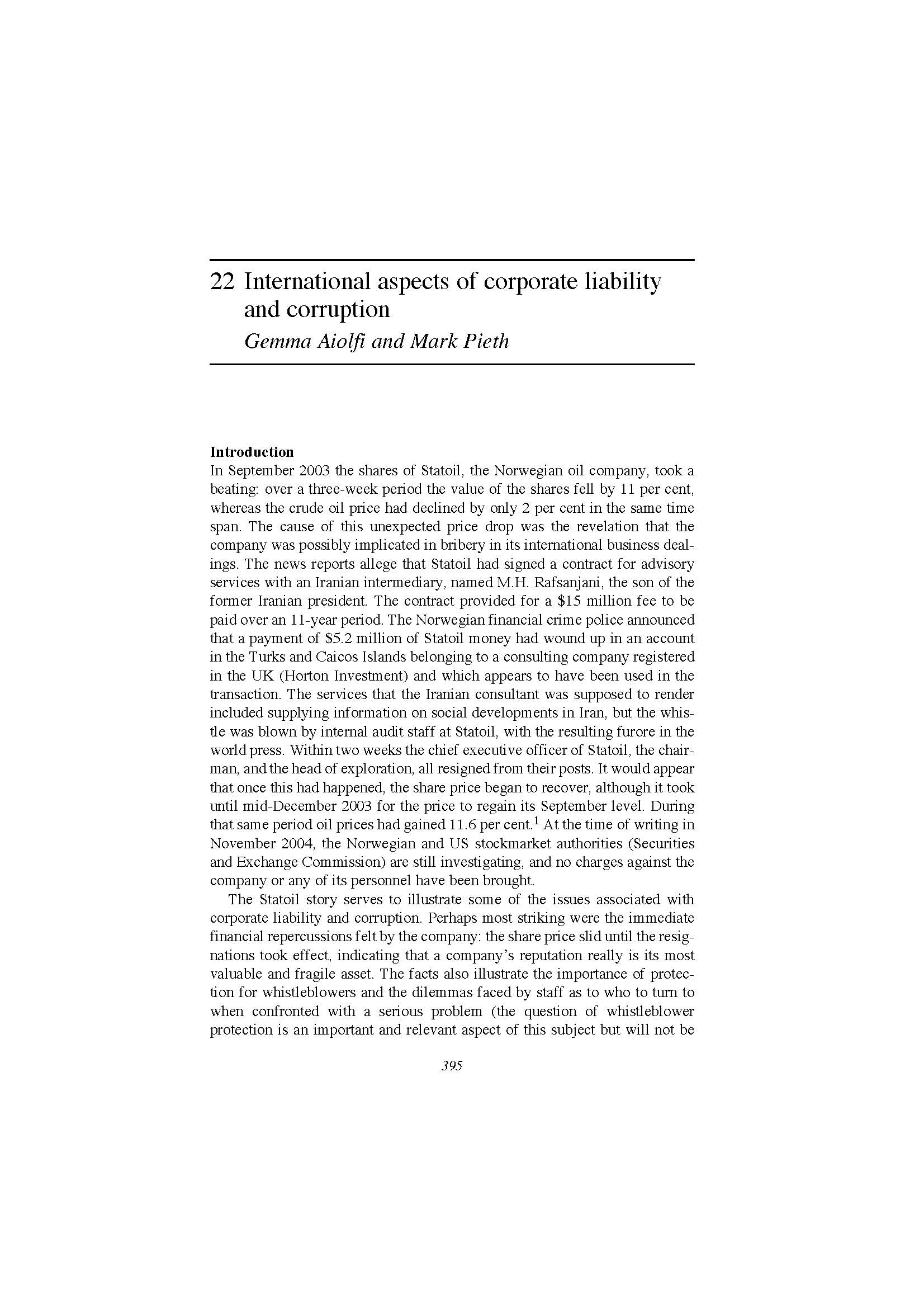 First page of chapter