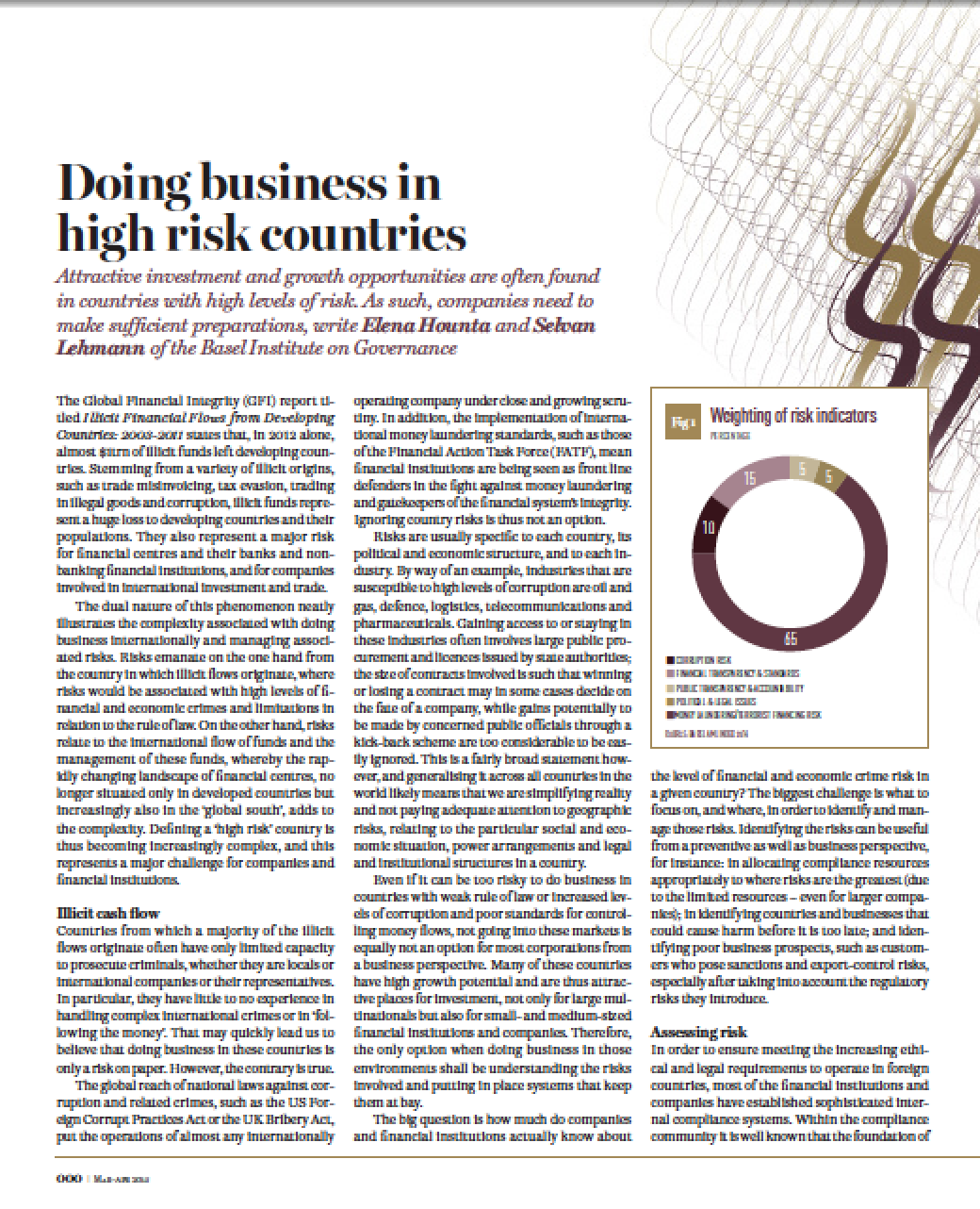 First page of article