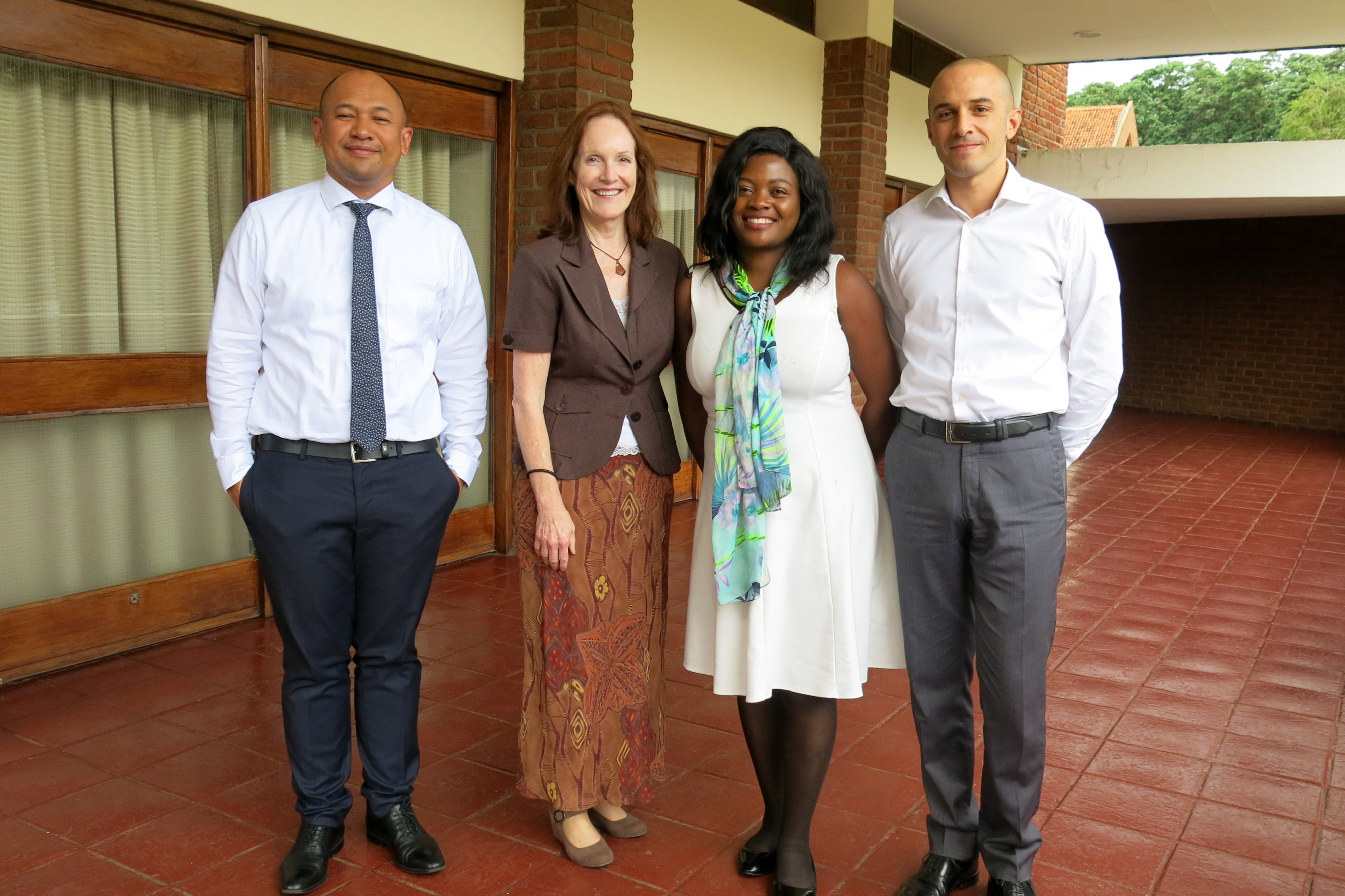 ICAR trainers and Jean Priminta in Malawi