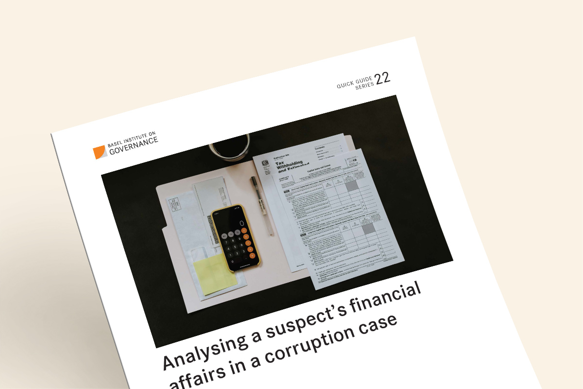 QG 21 - analysing a suspect's financial affairs