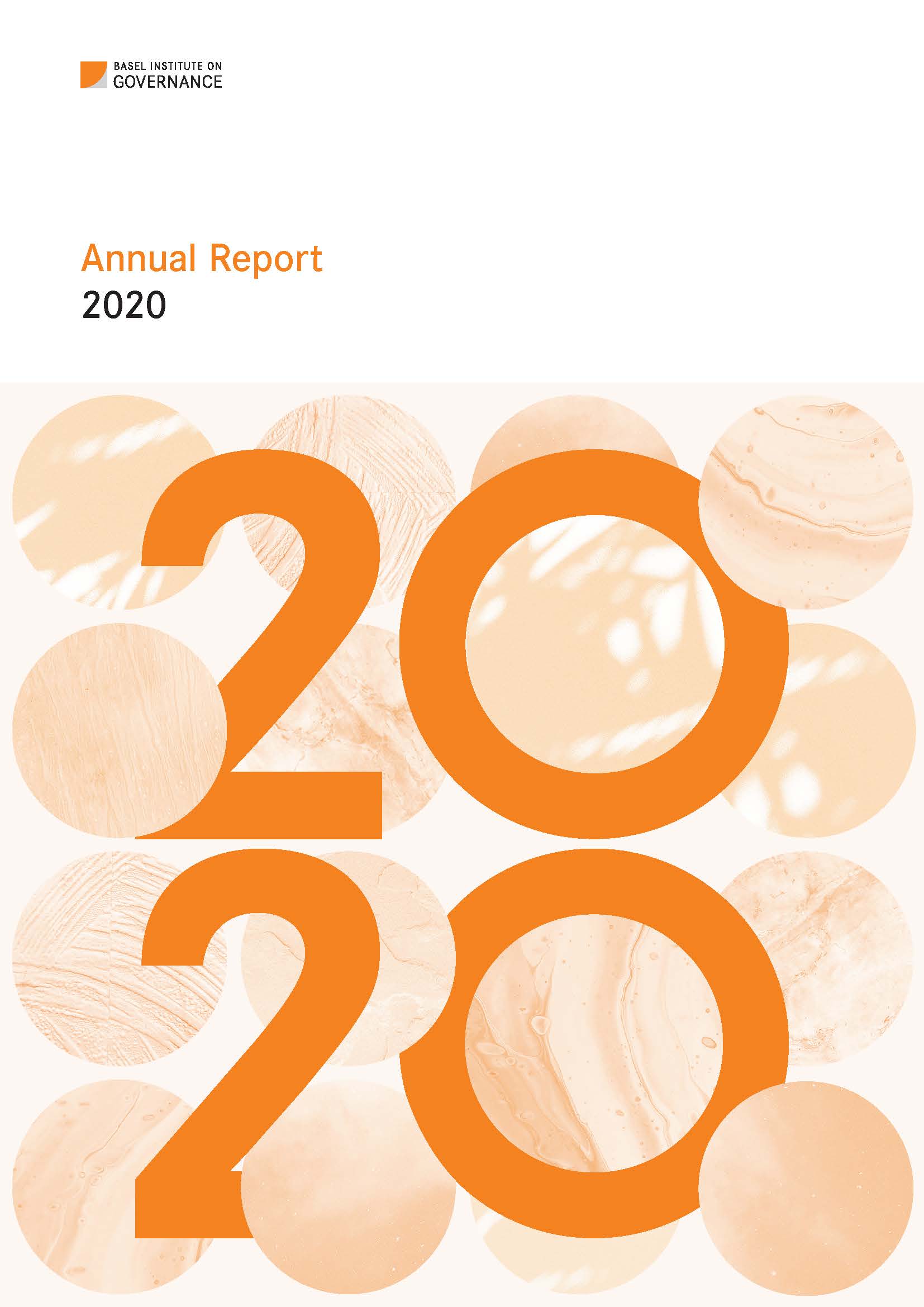 Annual report cover page