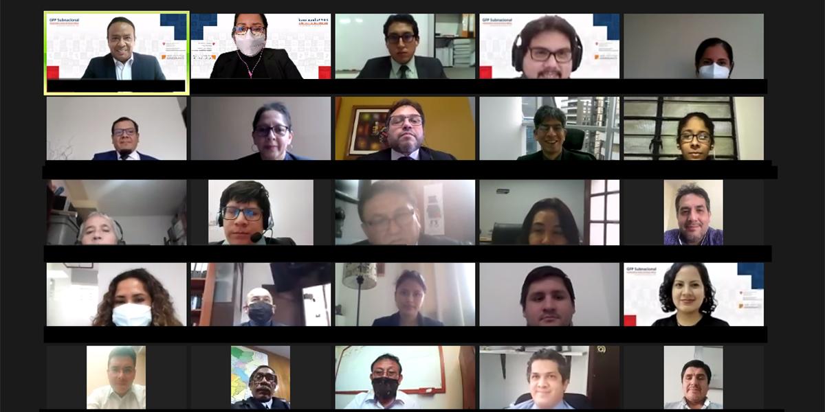 Training of 32 specialised prosecutors in Peru, Sept 2021